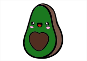 Creation by Anonymous from Sehr einfaches Ausmalen von Avocado