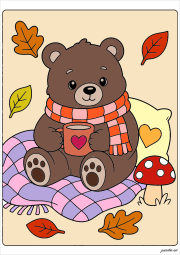 Creation by Anonymous from Süßer Bär im Herbst