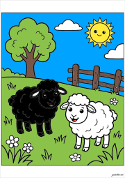 Creation by Anonymous from Zwei S auf einer sonnigen Wiese
