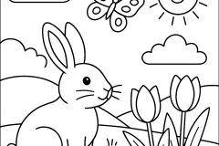 Páginas de Spring para imprimir para niños