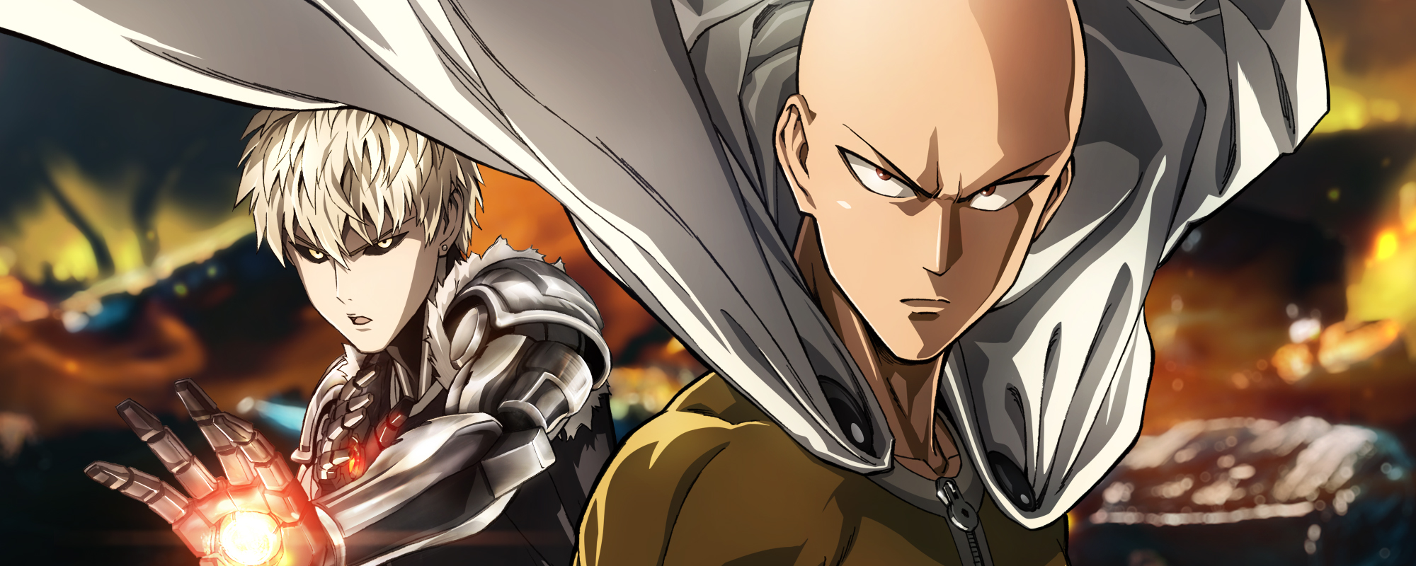 Banner oficial de One-Punch Man publicado por VIZ
