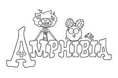 Páginas de Amphibia para imprimir para niños