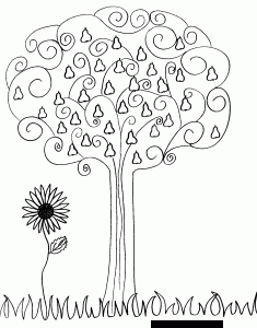 Dibujo del árbol