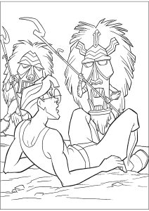 Dibujos para colorear de atlantis---el-imperio-perdido para descargar (Página de Atlantis - El Imperio perdido  para imprimir)