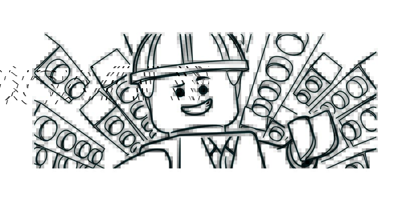 Dibujos para colorear gratis de LEGO La gran aventura - Páginas de La ...