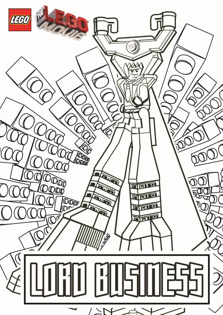 Dibujos para colorear gratis de LEGO La gran aventura - Páginas de La ...
