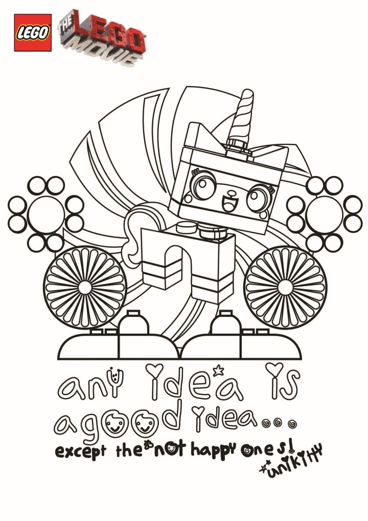 Dibujo gratis de LEGO La gran aventura para imprimir y colorear ...