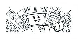 Dibujos para colorear gratis de LEGO La gran aventura (Página de La gran aventura de LEGO  para imprimir)