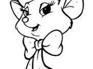 Dibujos de Bernard y Bianca para colorear