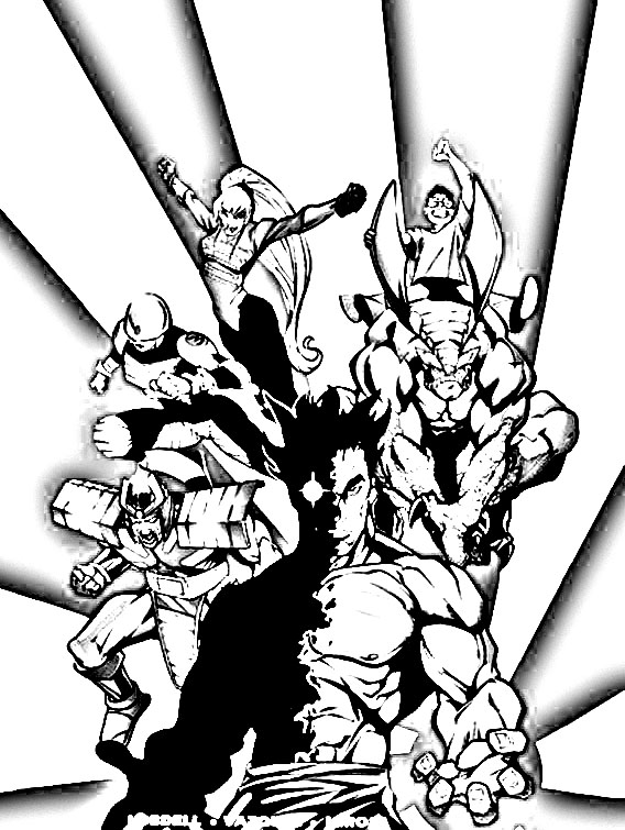 Big Hero 6 páginas para colorear para niños Big Hero 6 páginas para colorear para niños