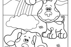 Páginas de Blue's Clues para imprimir para niños