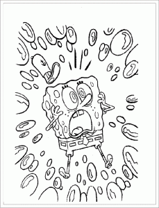 Dibujos para colorear de Bob Esponja para niños