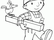 Páginas de Bob el manitas para imprimir para niños