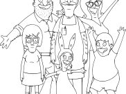 Páginas de Bobs Burgers para imprimir para niños