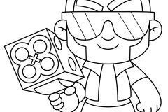 Páginas de Brawl Stars para imprimir para niños