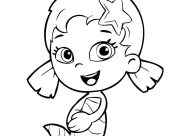 Páginas de Bubble Guppies para imprimir para niños
