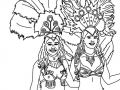 Dibujos para colorear de Carnaval para imprimir gratis