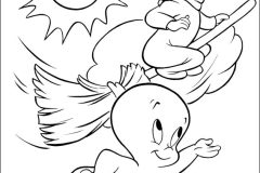 Páginas de Casper para imprimir para niños