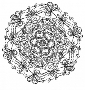 Dibujos para colorear gratis de Páginas para colorear para adultos para descargar