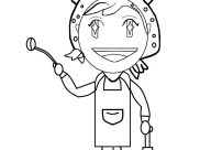 Páginas de Cooking Mama para imprimir para niños