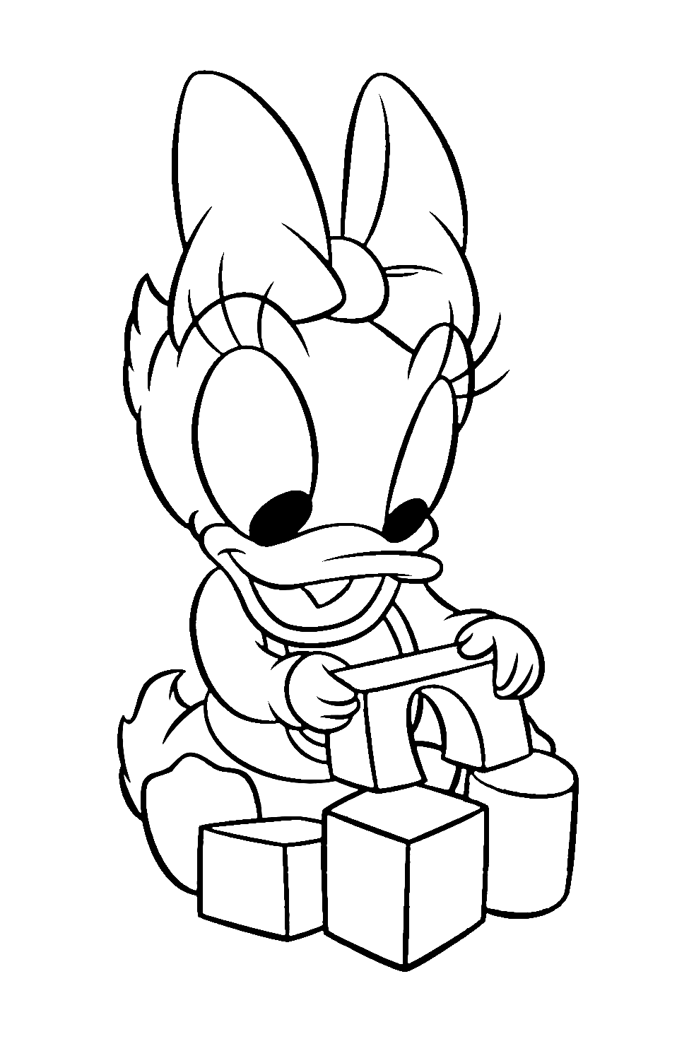 Dibujo de Margarita gratis para descargar y colorear (Daisy)
