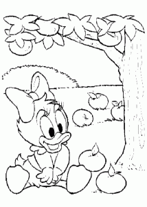 Dibujo gratis de Daisy para imprimir y colorear