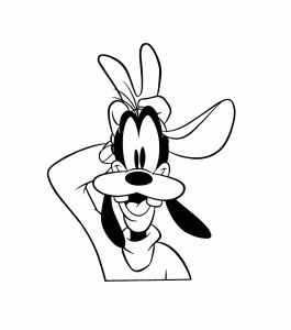 Dibujos para colorear de Goofy para niños