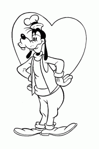 Dibujos para colorear de Goofy