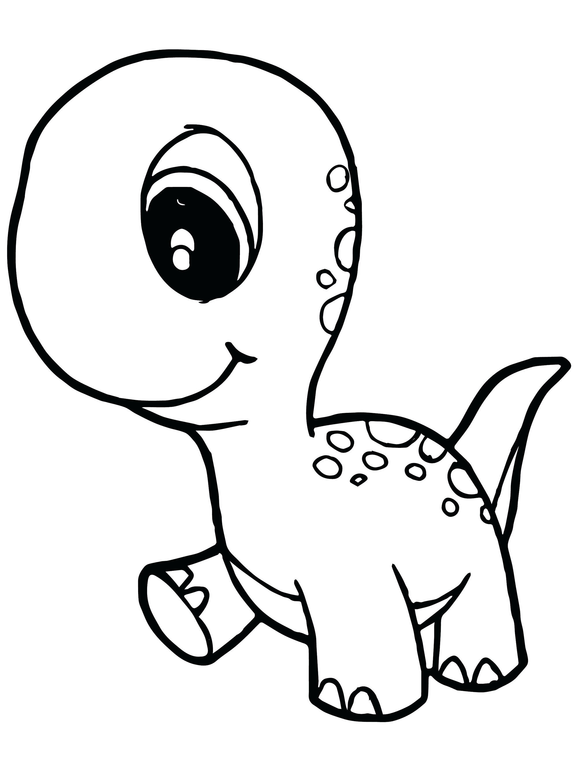 Pequeño dinosaurio - Dinosaurios - Just Color Niños : Dibujos para colorear para niños Pequeño dinosaurio - Dinosaurios - Just Color Niños : Dibujos para colorear para niños