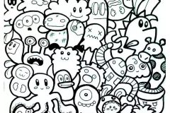 Páginas de Doodle Art para imprimir para niños