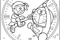 Páginas de Doraemon para imprimir para niños