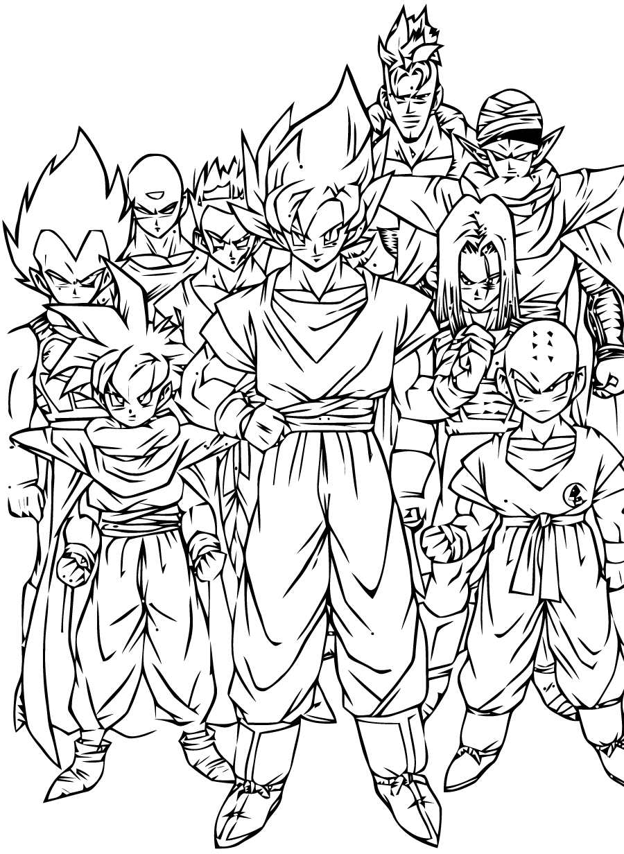 coloriages-dragon-ball-z-1