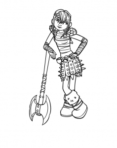 Dibujo de dragón gratis para imprimir y colorear