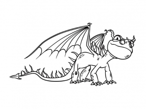 Dibujo de dragones gratis para descargar y colorear