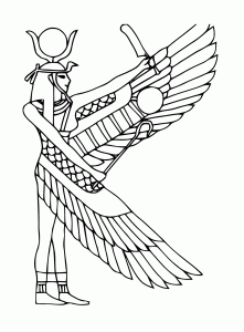 Dibujos para colorear para niños de Egipto