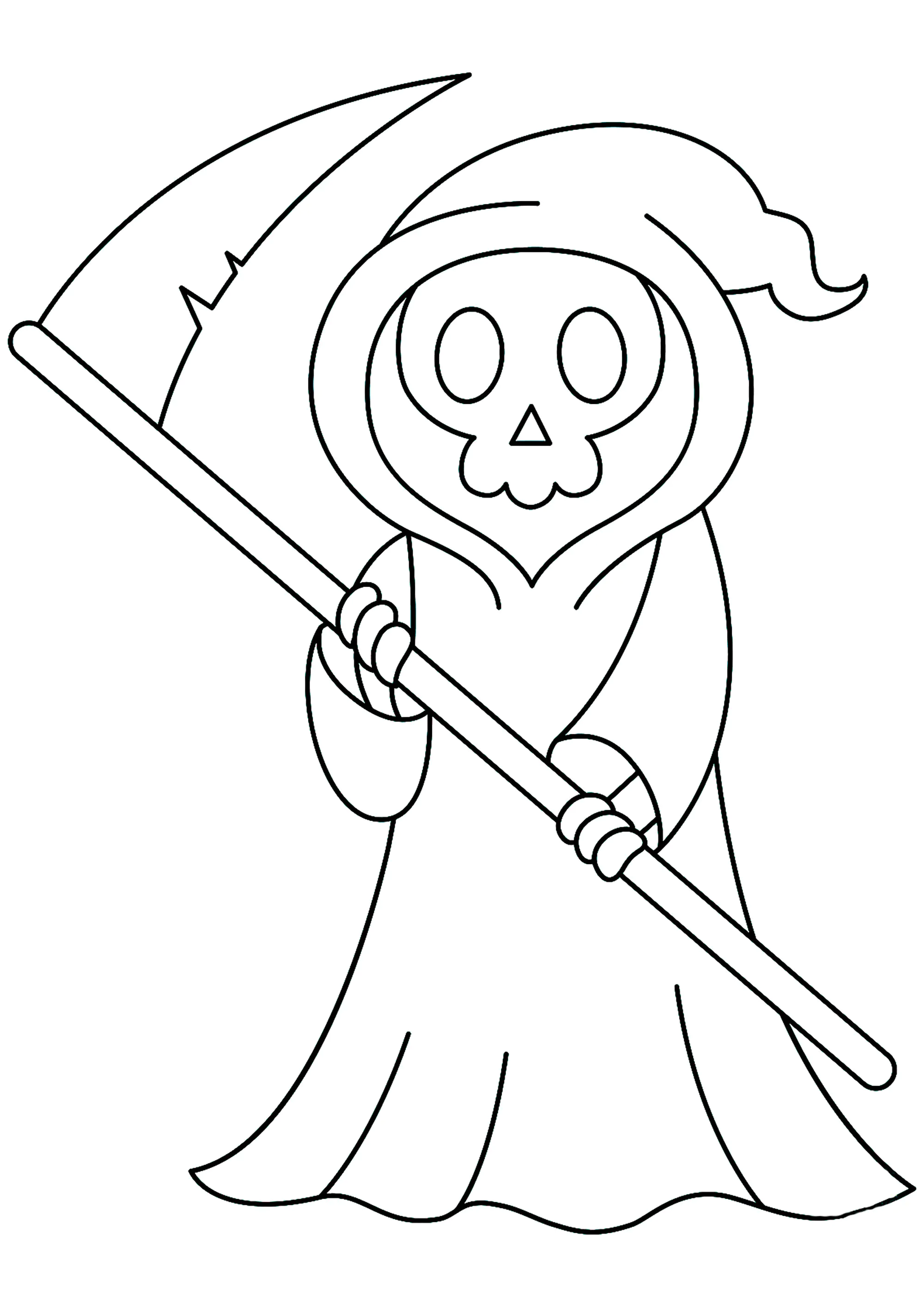 Dibujos para colorear gratis de el-segador para niños (El segador)