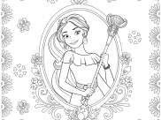 Dibujos de Elena Avalor para colorear