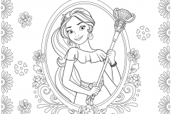 Dibujos de Elena Avalor para colorear