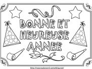 Dibujos de Año Nuevo Feliz año nuevo para colorear
