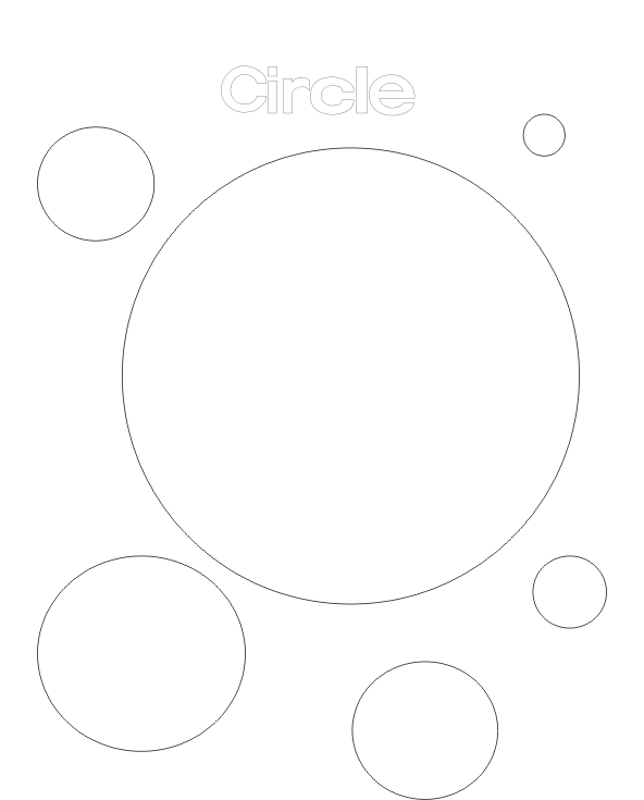 Dibujos para colorear gratis para niños de Formas