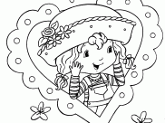 Dibujos de Fresa Charlotte para colorear