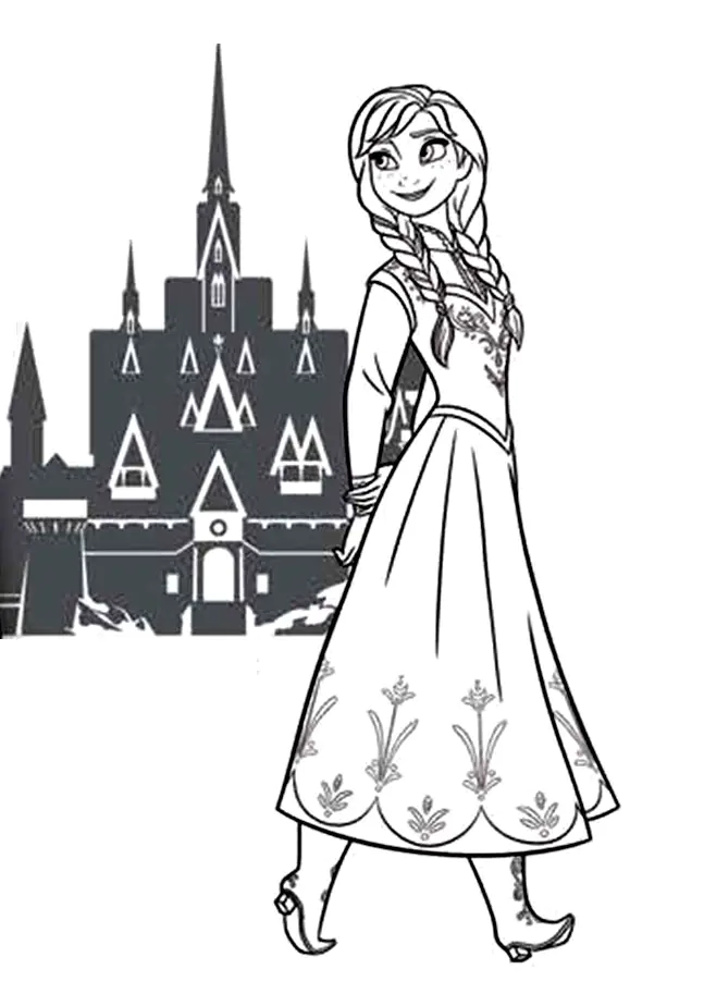 Dibujos para colorear gratis de Frozen (el Reino Del Hielo) para descargar (Frozen (el Reino Del Hielo))
