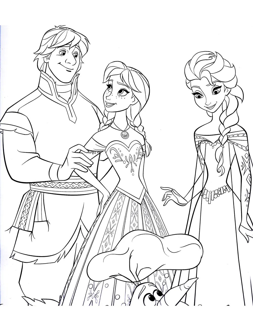 Dibujos para colorear para niños de Frozen (el Reino Del Hielo), gratis, para descargar (Frozen (el Reino Del Hielo))