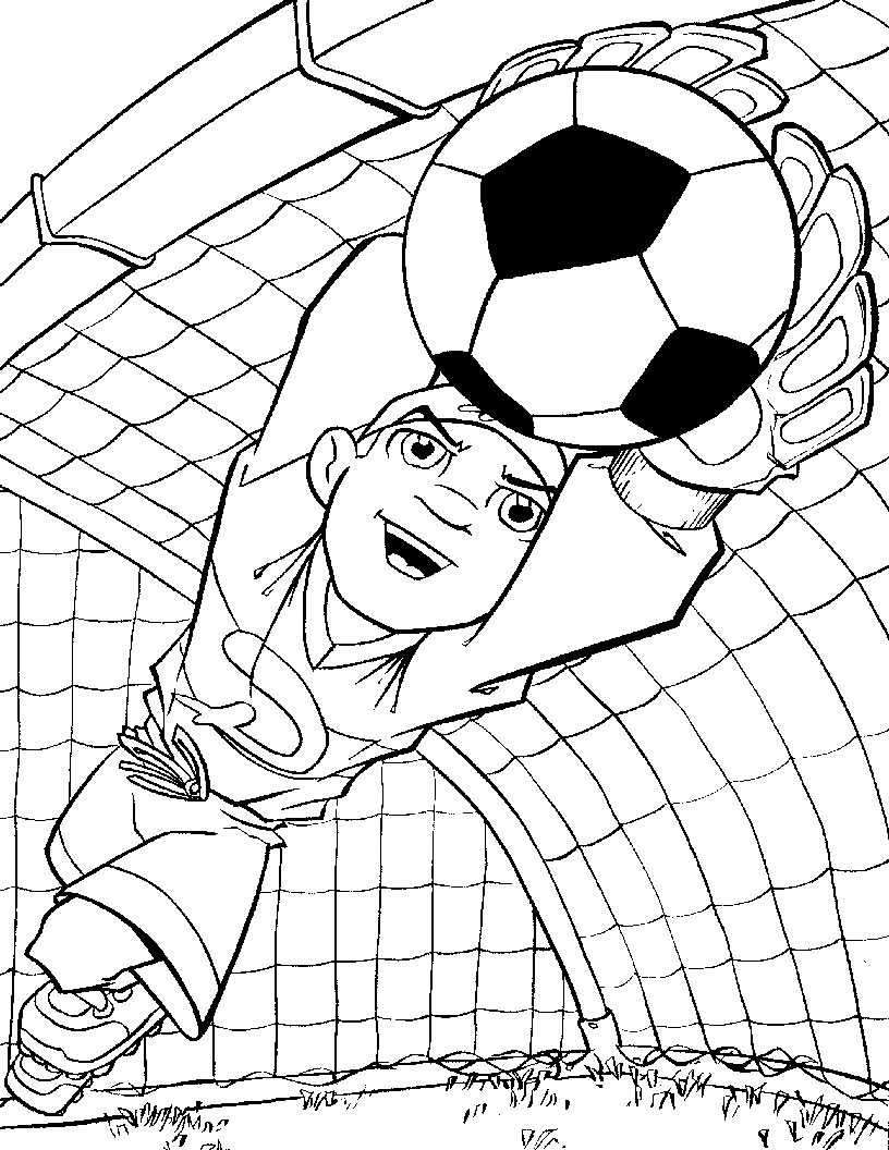 Dibujos para colorear gratis de Fútbol para niños - Fútbol - Just Color  Niños : Dibujos para colorear para niños