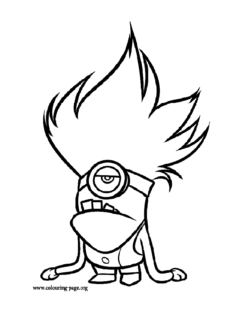 Dibujos para colorear de Ugly Me para descargar gratis (Gru, Mi Villano Favorito)