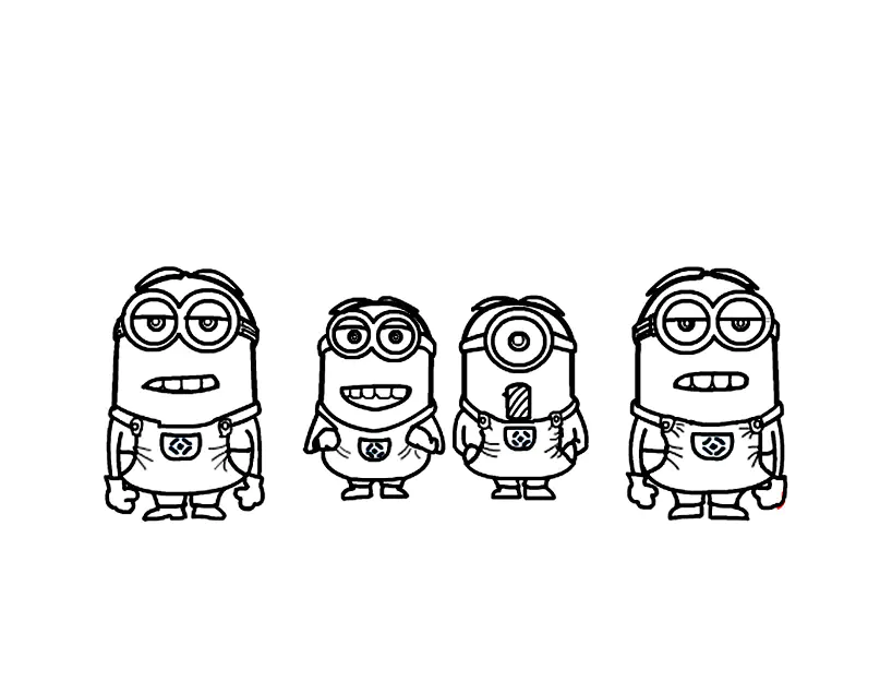Dibujo de Ugly Me para imprimir y colorear (Gru, Mi Villano Favorito)