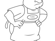 Páginas de Hey Arnold para imprimir para niños