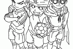 Páginas de Inazuma once para imprimir para niños