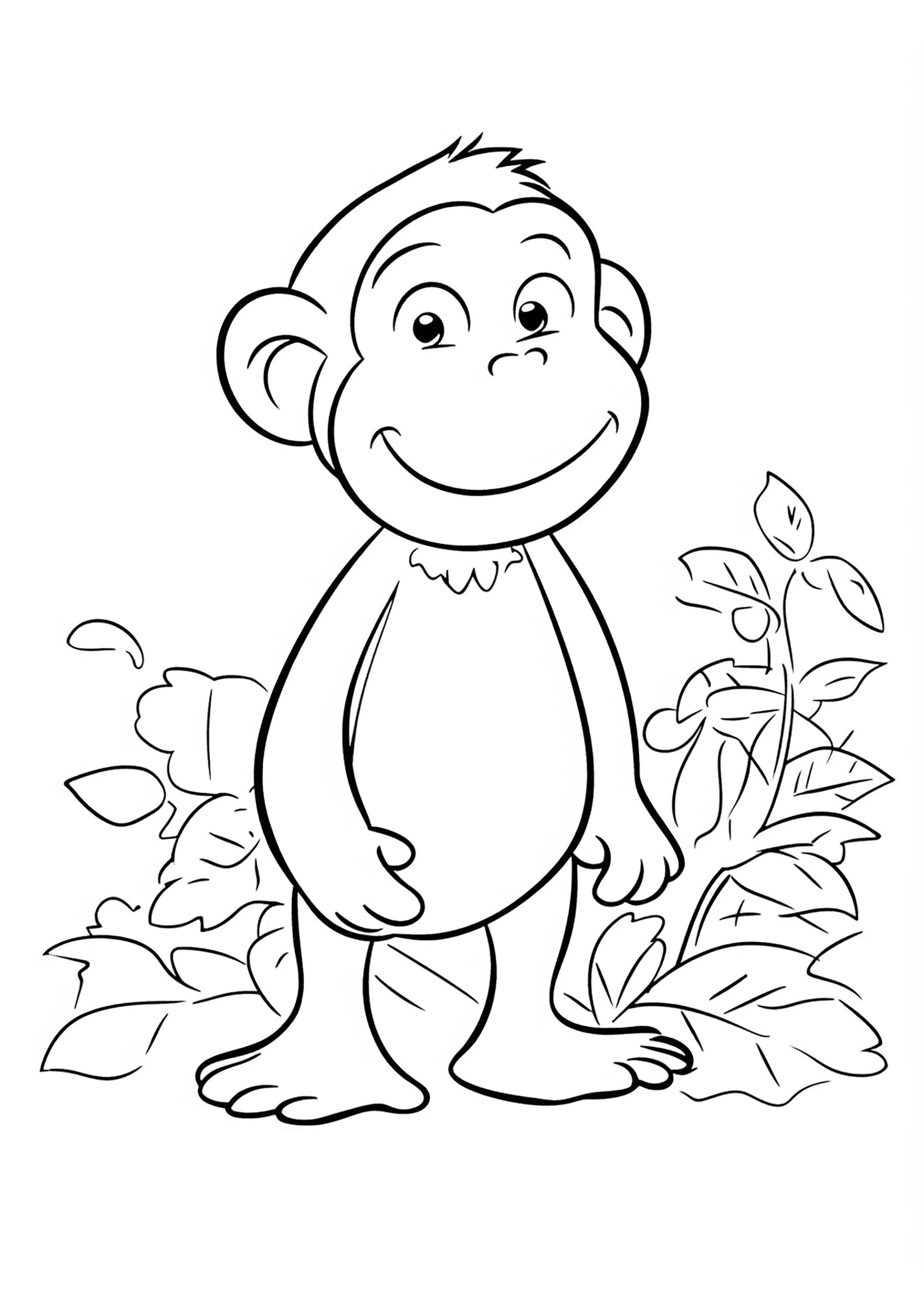 Dibujos para colorear gratis de jorge-el-curioso para descargar (Jorge el curioso)