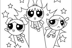 Páginas de Las Chicas Superpoderosas para imprimir para niños